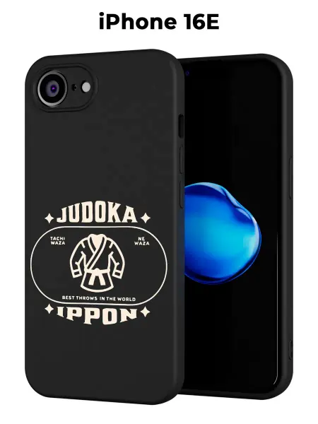 YG case Чехол на iPhone 16e 17e с принтом Дзюдо