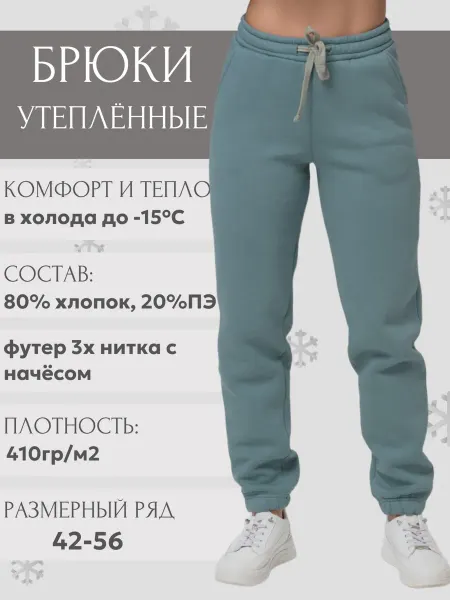 Глория Трикотаж Брюки спортивные утепленные