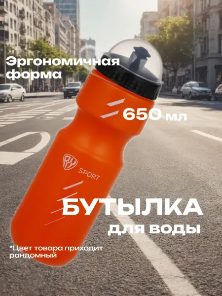 Бутылка для воды спортивная 650 мл