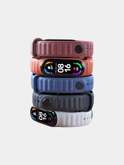 Силиконовые, спортивные ремешки и защитные пленки для смарт часов Xiaomi mi band 5, 6, 7