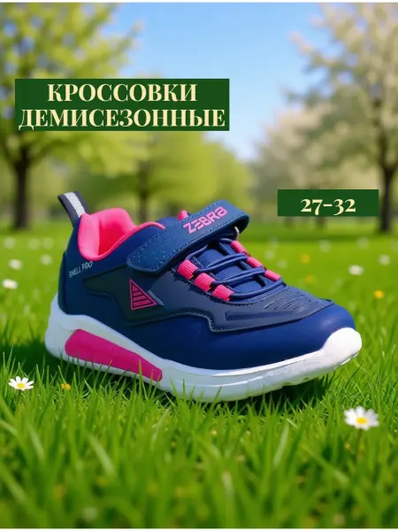 Зебра Кроссовки спортивные детские
