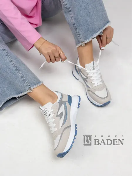 BADEN Кроссовки женские кожаные