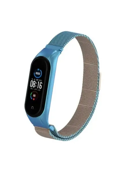 Ремешок/Браслет из нержавеющей стали Mi Band 5/6 Браслет миланская петля для Xiaomi Mi Band 5, Band 6