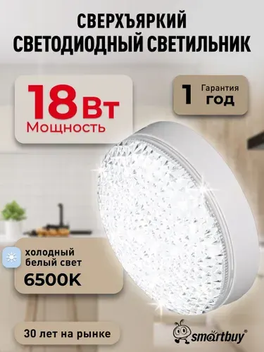 Накладной светильник DL-5 Smartbuy-18W/6500K/IP20 1440 лм (SBL-DL-5-18-65K)