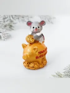 Фигурка декоративная Фигурка Сувенир "Приношу богатство", высота 7 см, длина 5.5 см