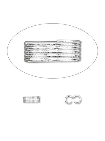 Sharmori Коннектор для бижутерии, 7х3х2.5мм, 20 шт