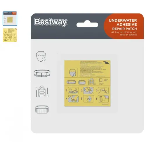 Самоклеющиеся заплатки BestWay 62091 10шт (6,5х6,5см)