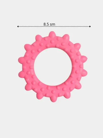 Игрушка жевательная "Кольцо с шипами", для собак, 8.5 см