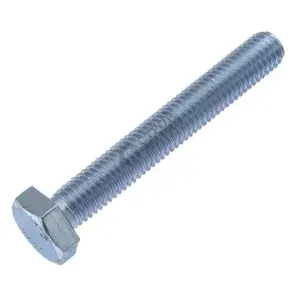 Болты Стройметиз М10х30, DIN 933, кл. пр. 5.8, покрытие - цинк, 6 шт.
