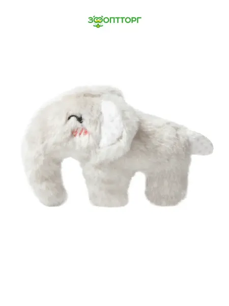 Triol Игрушка мягкая Mini Dogs Крошка-слон для мини-собак 8,5 см