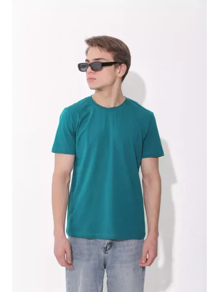 MEN STORE Футболка однотонная базовая хлопок