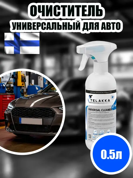 Telakka Очиститель для авто уход за обивкой, стеклами и панелями