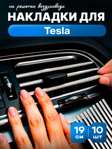 Молдинг для автомобиля Тесла на дефлекторы