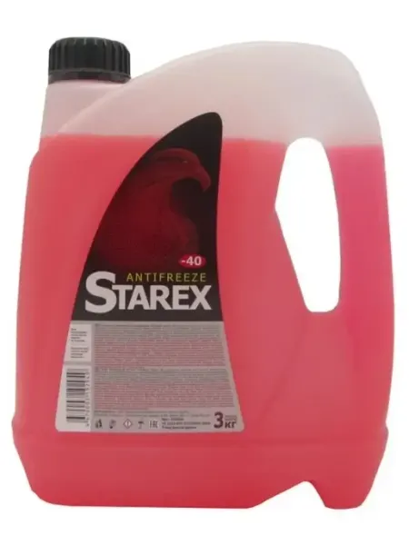 STAREX Антифриз карбоксилатный красный G11 3кг. 700654