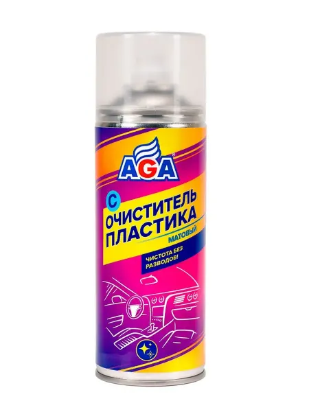 AGA Полироль очиститель для пластика в авто 520 мл