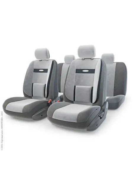 AUTOPROFI Чехлы на сиденье COMFORT (M) с ортопедической поддержкой