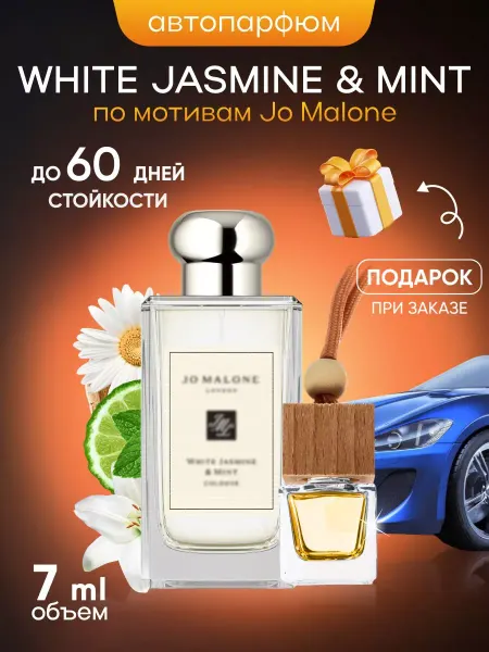 SkillFul&Market Ароматизатор для автомобиля White Jasmine Mint
