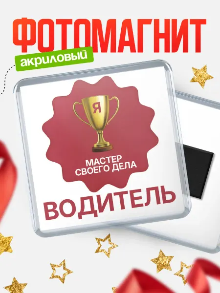 КлассныеШтучки Магнит водитель мастер своего дела!