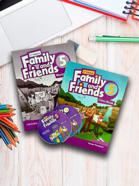 Family and Friends 5. Учебник + Рабочая тетрадь + 2 CD DVD