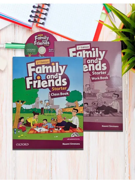 Family and Friends Starter. Учебник + Рабочая тетрадь + 2 CD