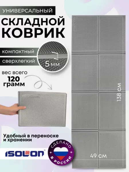 ISOLON Коврик спортивный складной 5 мм