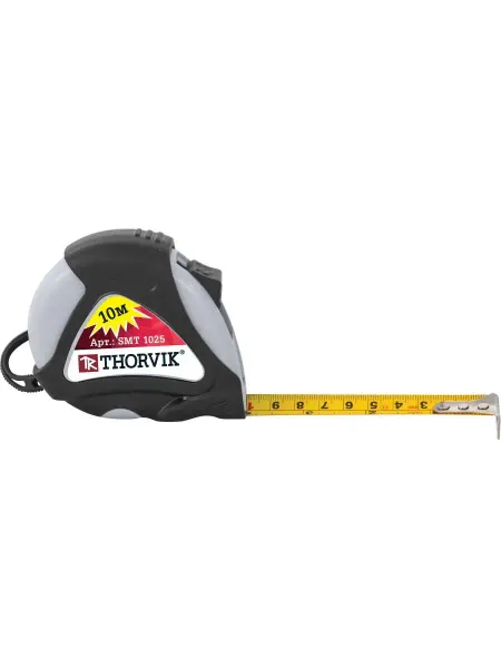 THORVIK SMT1025 Рулетка в обрезиненном корпусе, 10 м