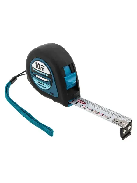 GROSS Рулетка "Ergonomisch" 10м x 25мм обрезиненный зацеп 31105