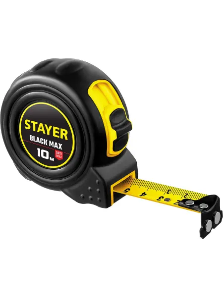 Stayer Рулетка 10м 25мм с двумя фиксаторами 3410-10_z02