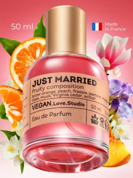 VEGAN.Love.Studio Духи женские веган Фруктовые Парфюмерная вода Just Married 5…