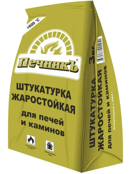DENCO Seller Штукатурка жаростойкая для печей и каминов Печникъ