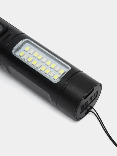 Ручной фонарь светодиодный, 5 режимов, функция PowerBank есть разные виды и с чехлом
