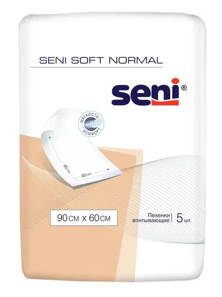 Пеленки Seni Soft Normal 90*60см 5шт