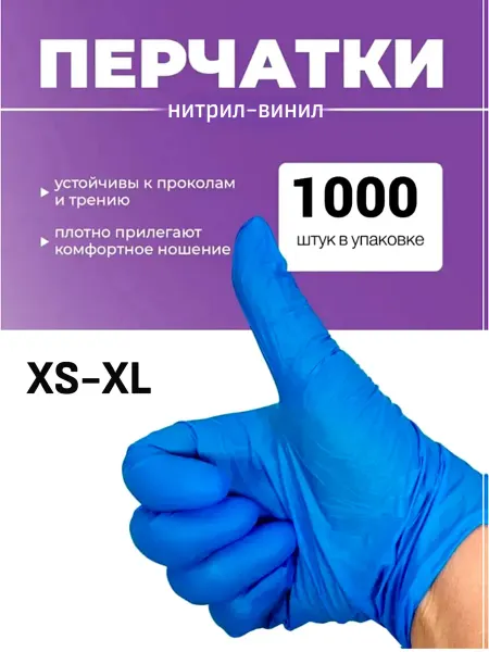 Wally Pastic Перчатки нитриловые одноразовые 1000 шт