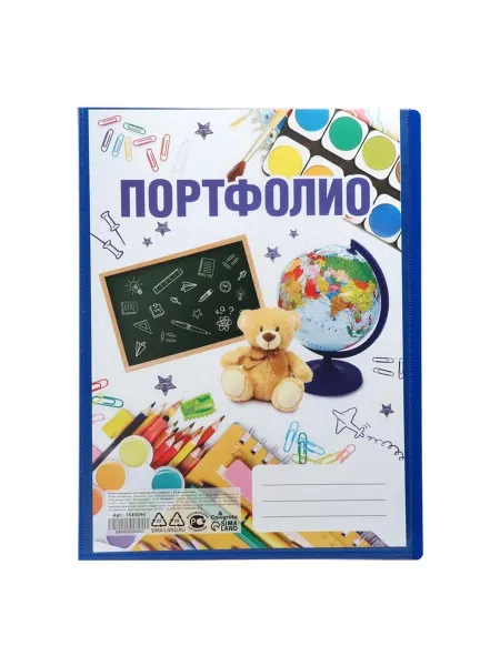 Папка-портфолио пластиковая А4