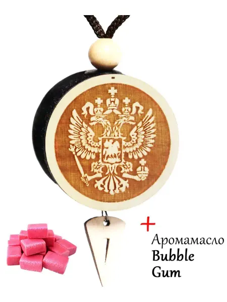 Аромасентир Ароматизатор автомобильный Медведь, аромат BUBBLE GUM