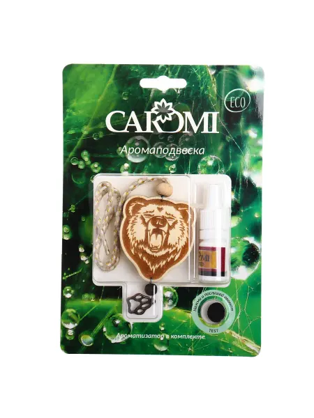 CAROMI Ароматизатор воздуха подвеска МЕДВЕДЬ Унисекс