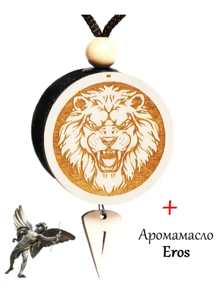 Аромасентир Ароматизатор для автомобиля Тигр, аромат Eros men