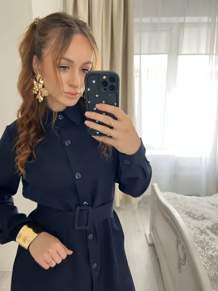 Lucky Vibes Платье рубашка повседневное офисное летнее
