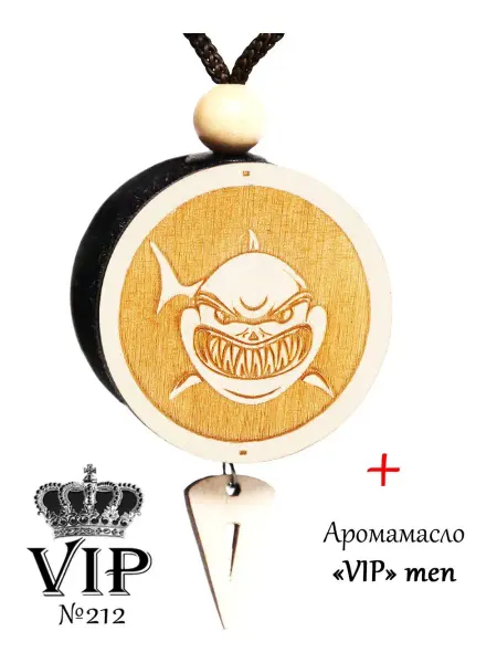 Аромасентир Ароматизатор для автомобиля Акула, аромат VIP (for men)