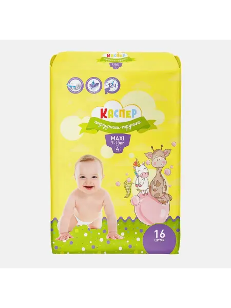 Leo's Подгузники-трусики Каспер 4 Maxi 7-18 кг 16 18 шт