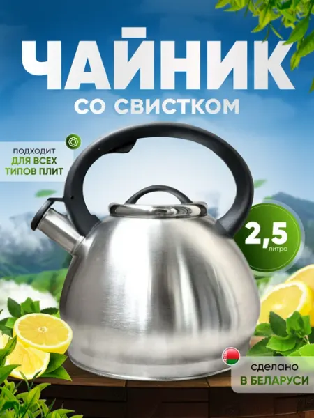 Беларусь Чайник для плиты со свистком КС-6