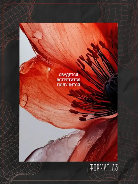Store ST Постер "Аффирмации надписи"