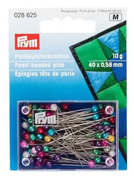 Prym Булавки с жемчужной головкой 028625