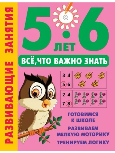 Издательство АСТ Развивающие занятия. Всё, что важно знать. 5-6 лет