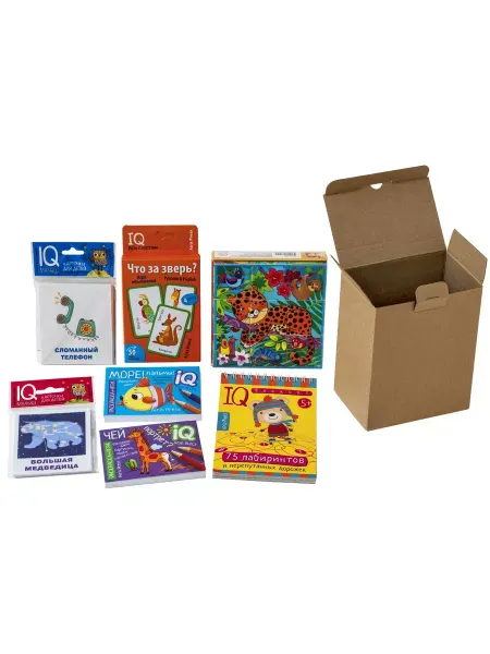 АЙРИС-пресс Мини-комплект IQ-игр. От Деда Мороза. 5-6 лет
