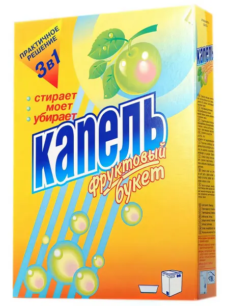 Стиральный порошок Капель Фруктовый букет, 400 г