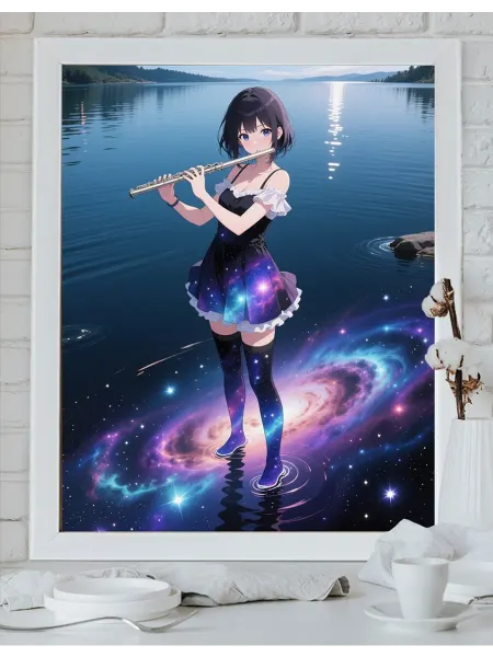 Art on Canvas Звуки флейты Картина по номерам на холсте 40х50 см