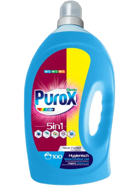 Clovin Purox Color Гель для цветного белья 5в1, 3л