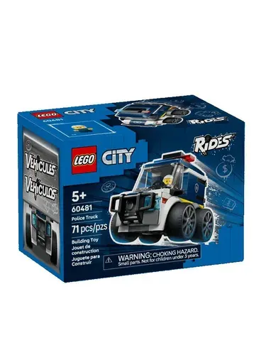 Конструктор LEGO City Крутые тачки: Полицейский грузовик, возраст от 5+, 60481