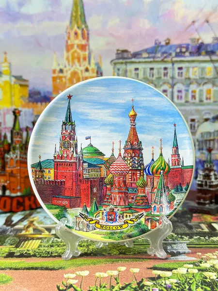 Bjorn Тарелка диаметр 10 см,сувениры Москва